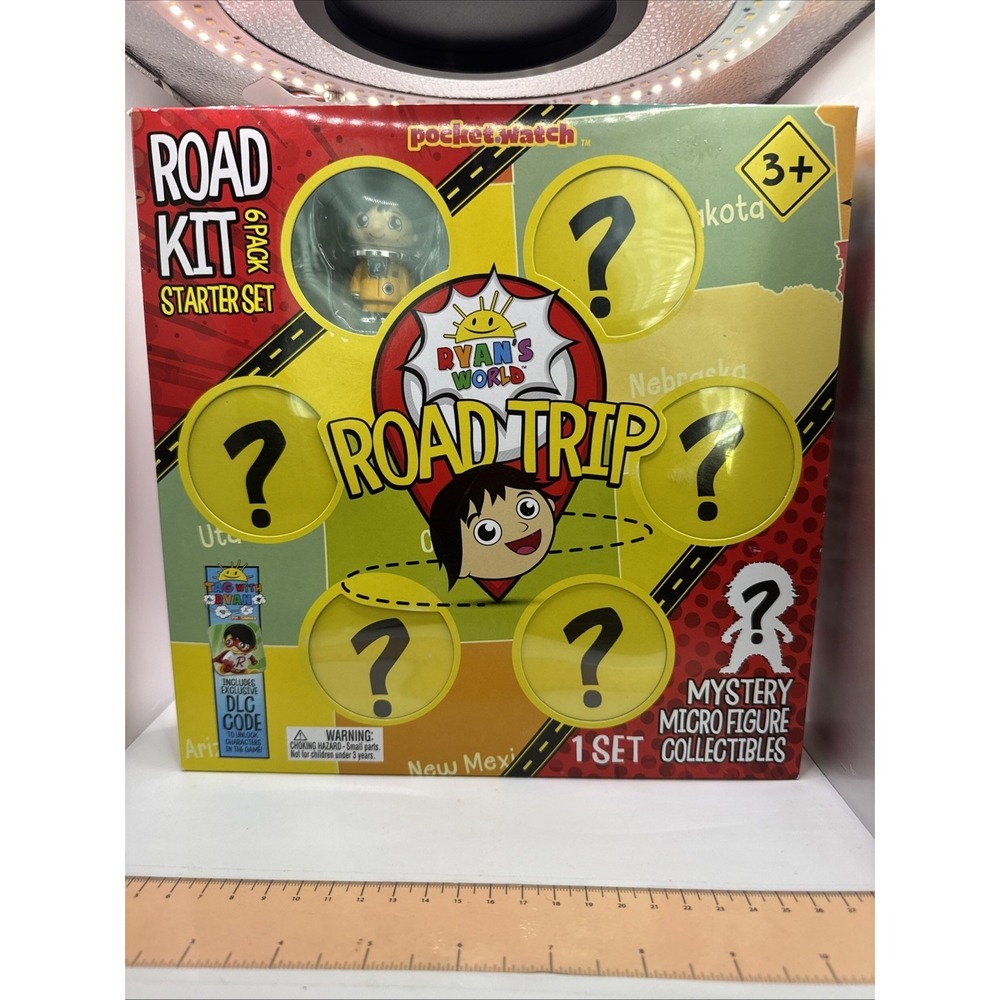 Ryan's World Road Trip Micro Figure 6-Pack Starter Set